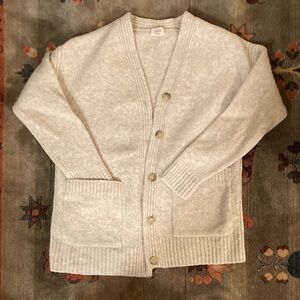Wilfred Beige Cardigan Sweater